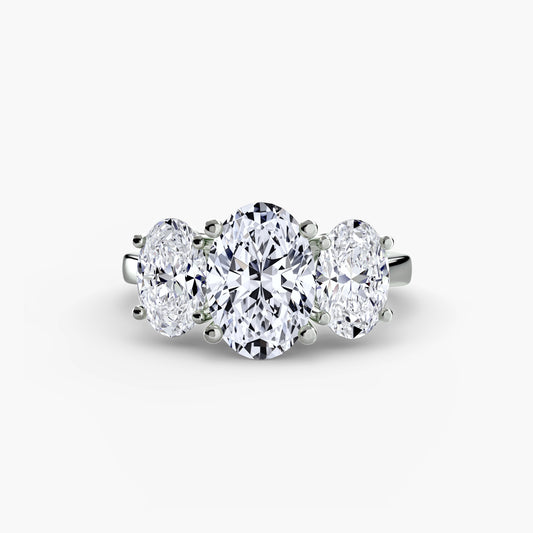 Ring Setting - 18K Yellow Gold (Oval)