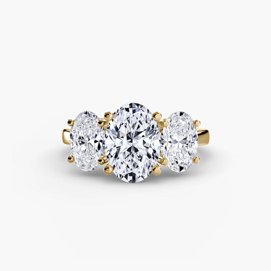 Ring Setting - 18K Rose Gold (Oval)