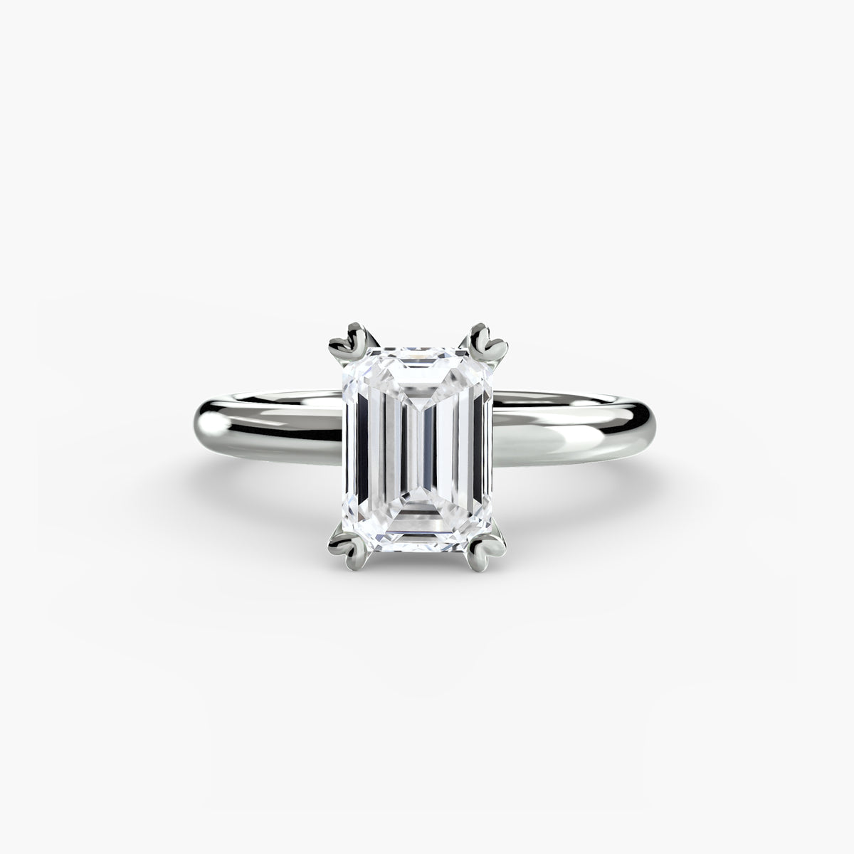 Ring Setting - 950 Platinum (Heart)