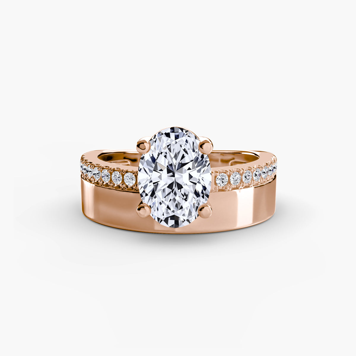 Ring Setting - 950 Platinum (Oval)