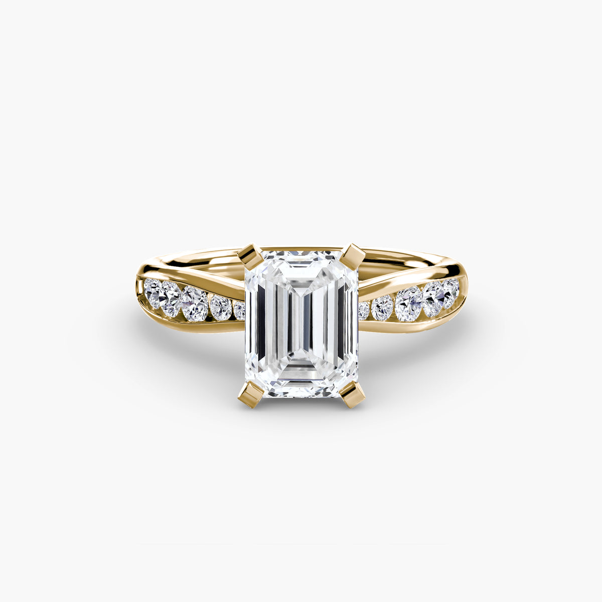 Ring Setting - 18K Yellow Gold (Heart)