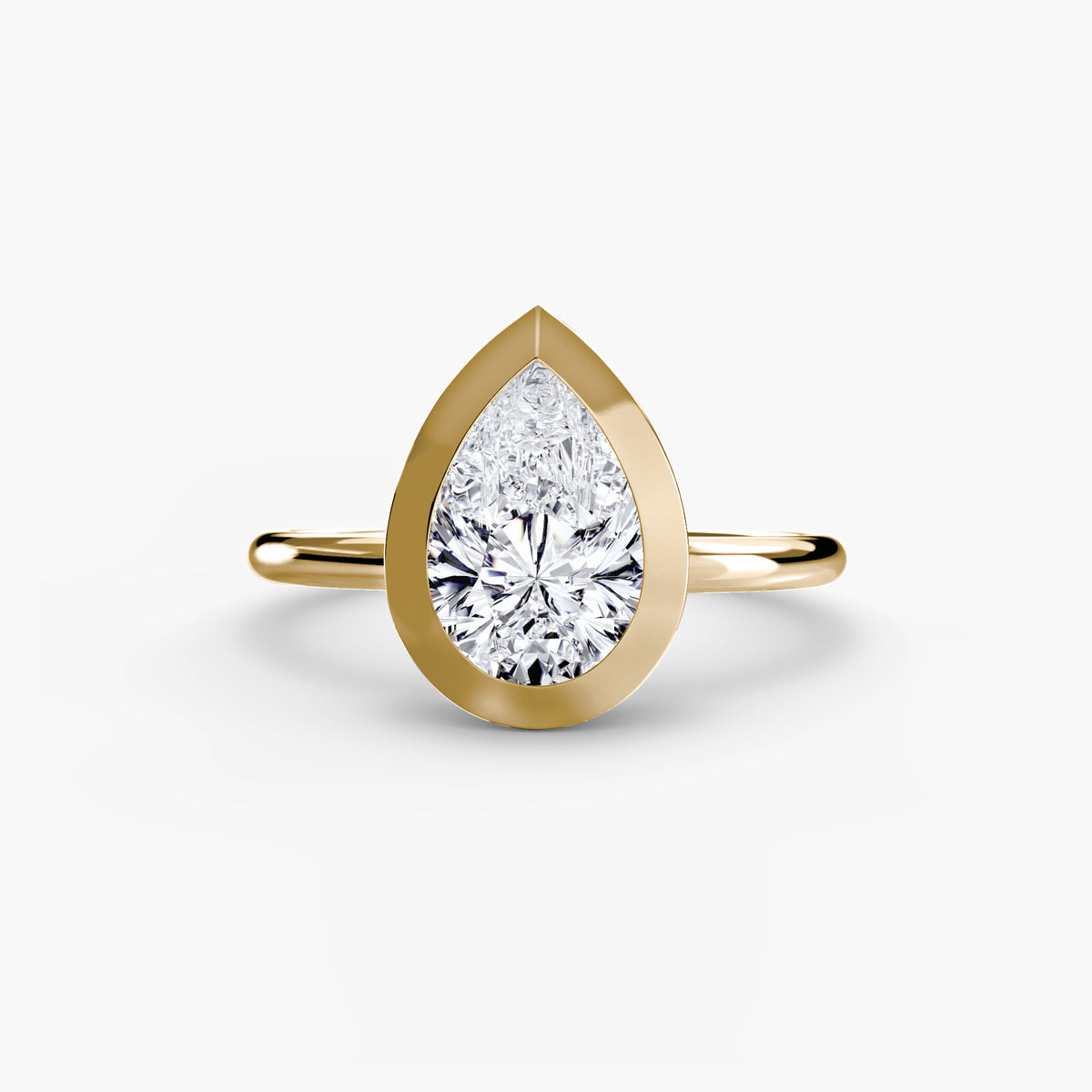 Ring Setting - 18K Yellow Gold (Emerald)
