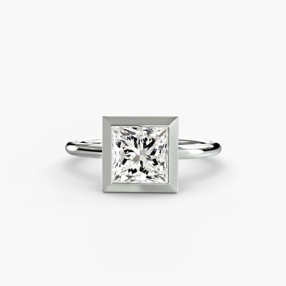 Ring Setting - 950 Platinum (Cushion)