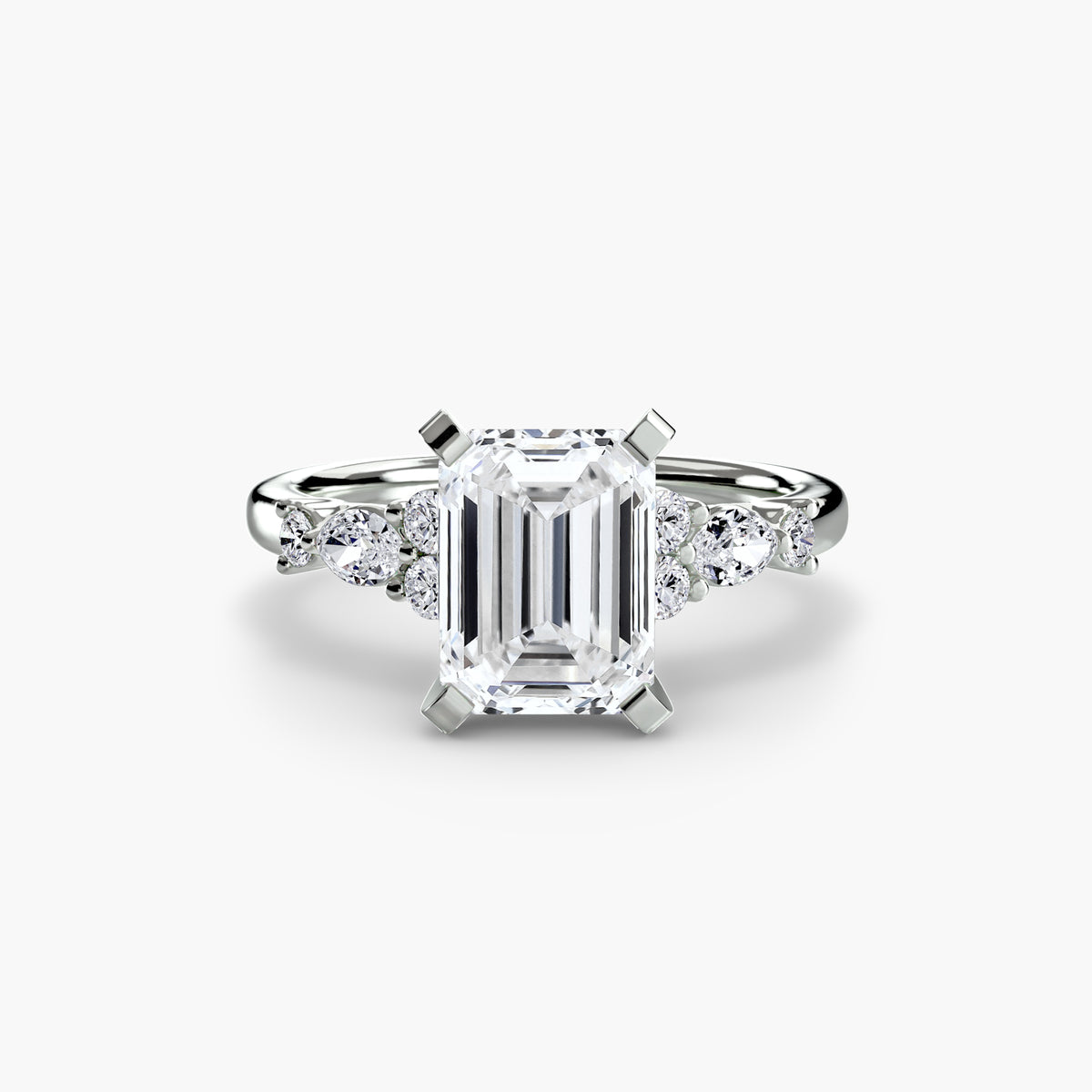 Ring Setting - 950 Platinum (Heart)