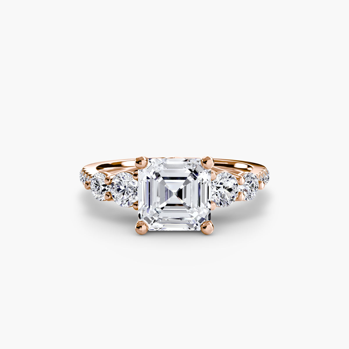 Ring Setting - 18K Rose Gold (Marquise)