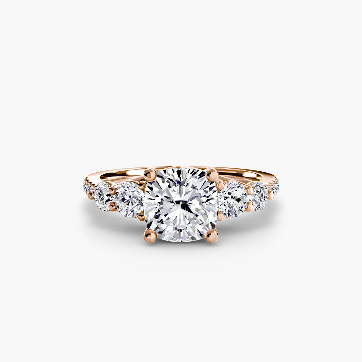 Ring Setting - 18K Rose Gold (Oval)