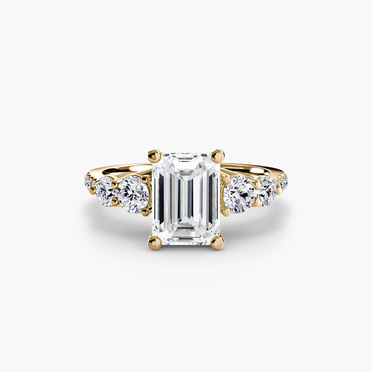 Ring Setting - 18K Yellow Gold (Heart)