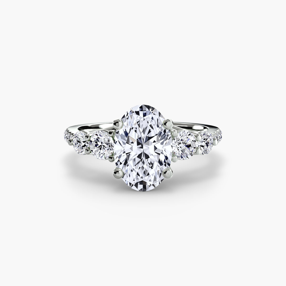 Ring Setting - 950 Platinum (Pear)