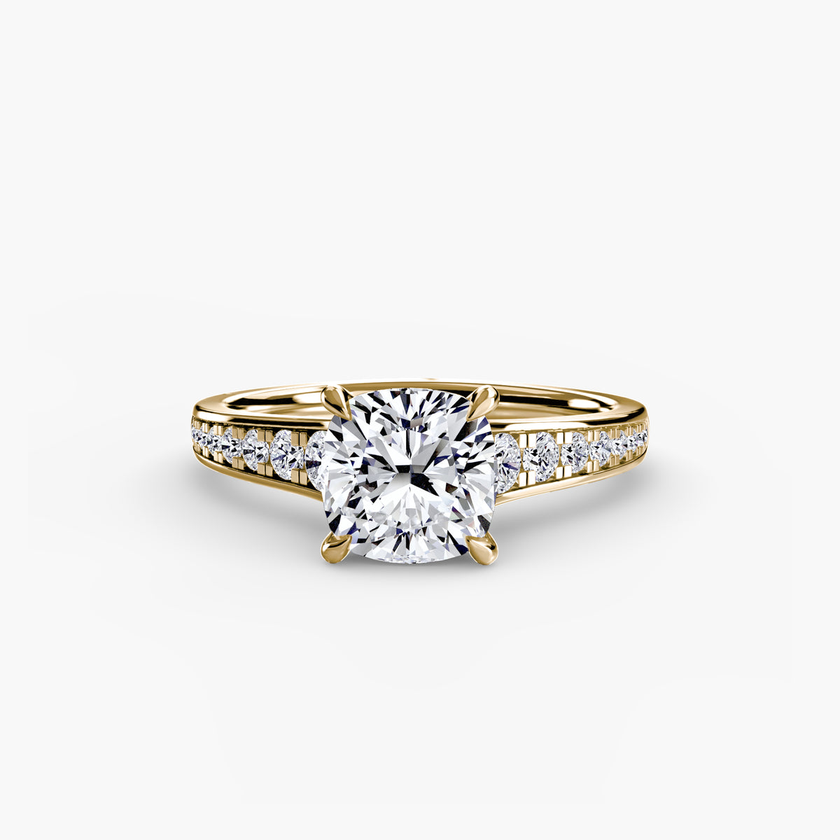 Ring Setting - 18K Yellow Gold (Oval)