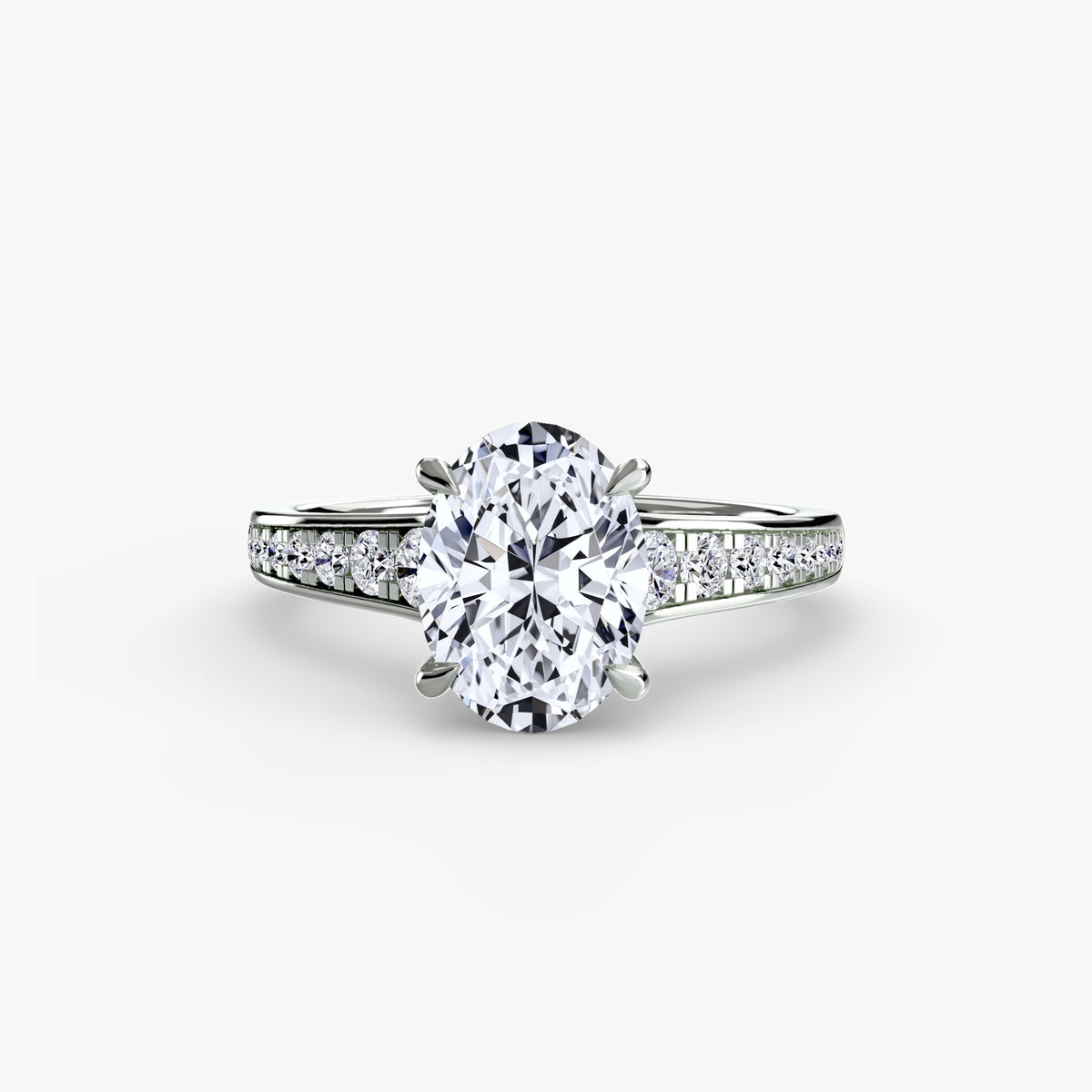 Ring Setting - 950 Platinum (Pear)