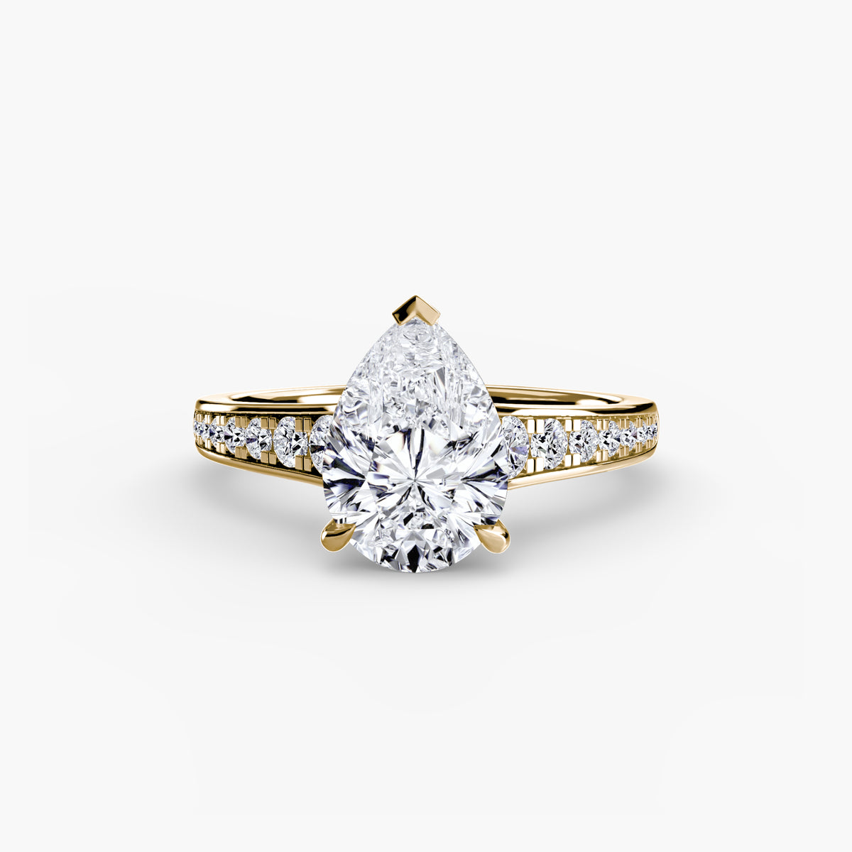 Ring Setting - 18K Yellow Gold (Emerald)