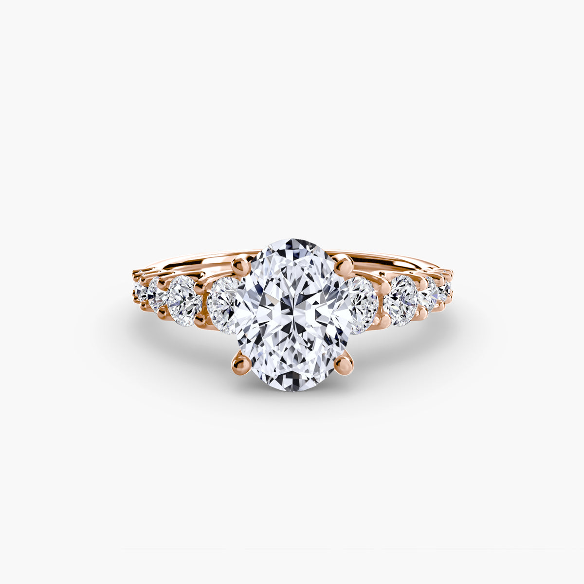 Ring Setting - 18K Rose Gold (Pear)