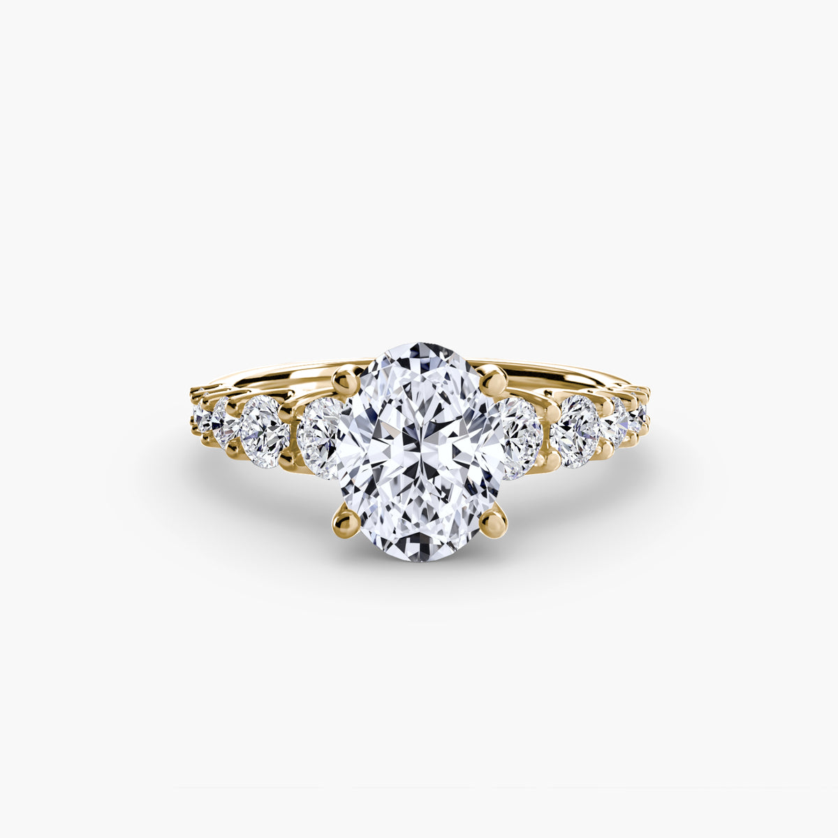 Ring Setting - 18K Yellow Gold (Pear)