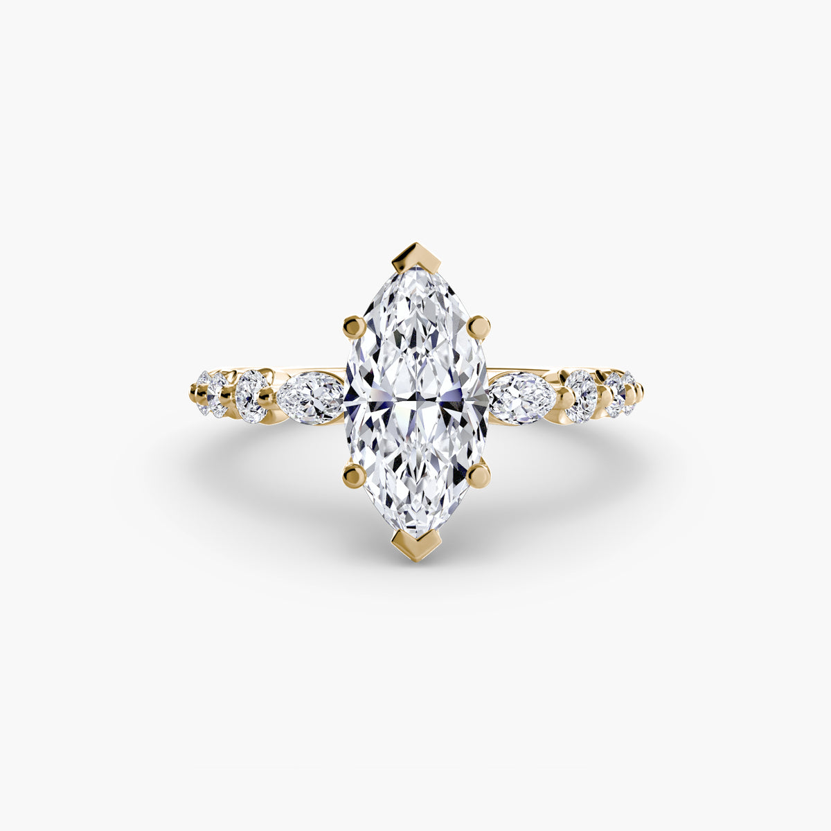 Ring Setting - 18K Rose Gold (Round)