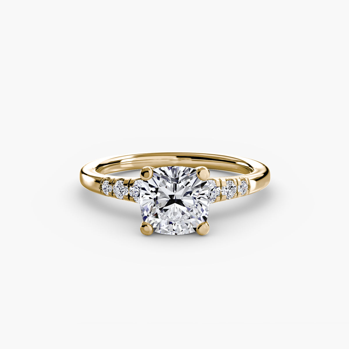 Ring Setting - 18K Yellow Gold (Oval)