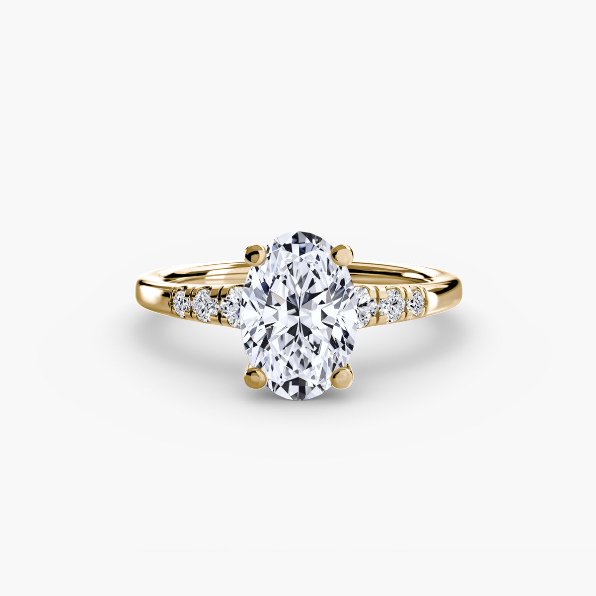 Ring Setting - 18K Yellow Gold (Pear)