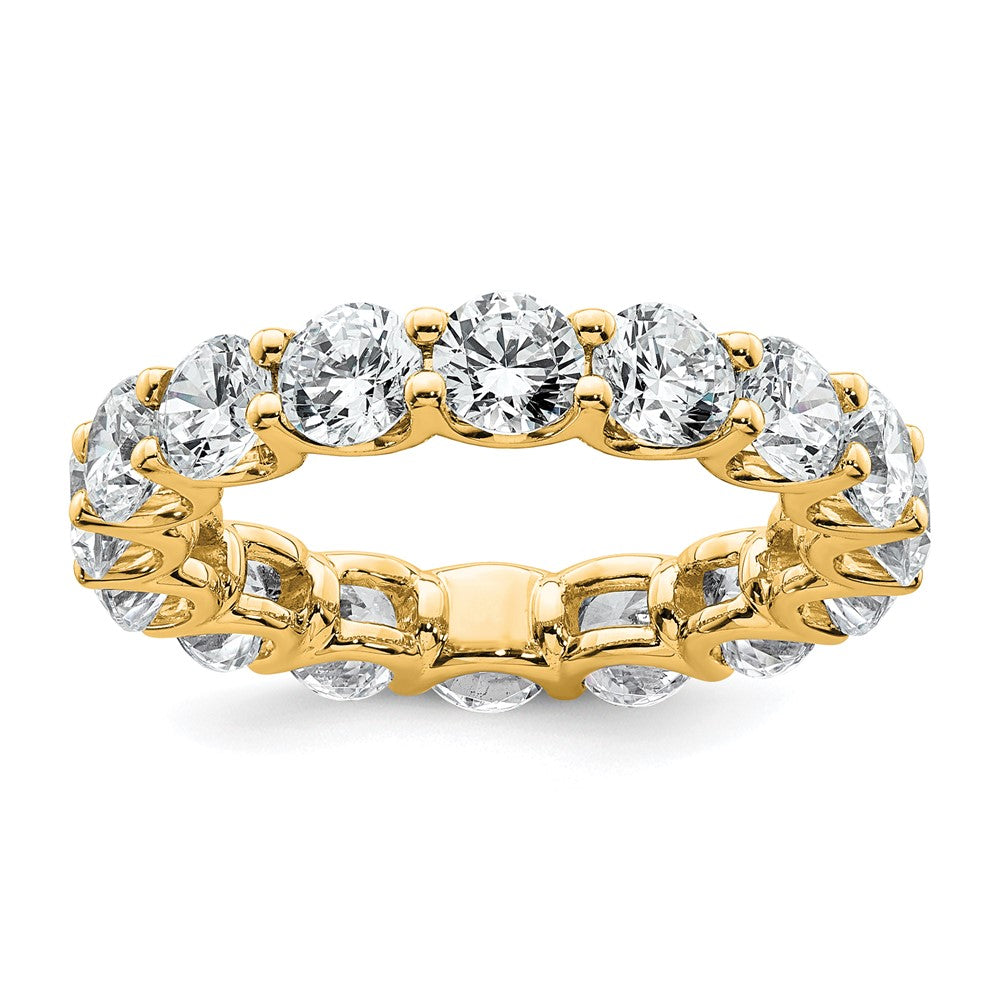 14k Round Prong Set Size 7 Eternity Band Mounting