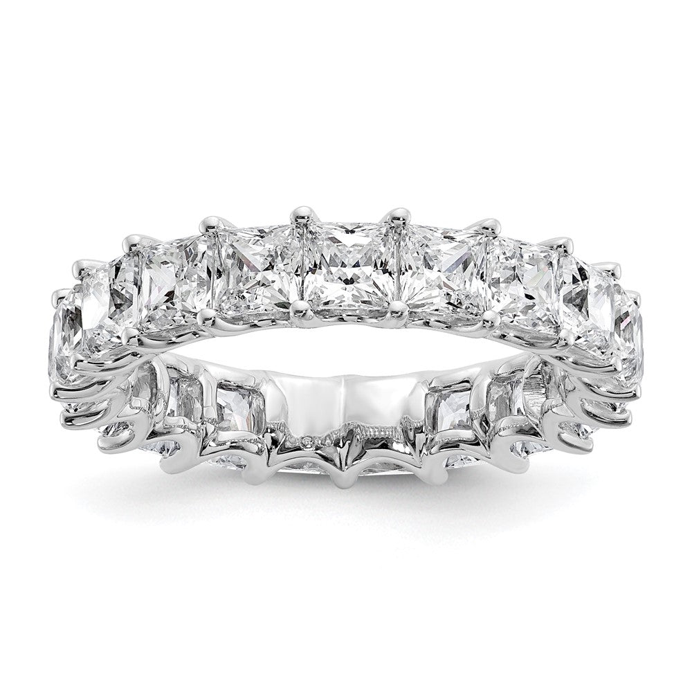 14k 5ct Lab Grown Diamond VS/SI+ G+ Princess Comp Eternity Band