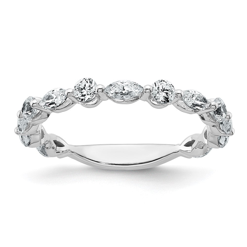 True Origin 14kw 3/4 ct Lab Grown Diamond VS+ F+ Complete Wedding Band