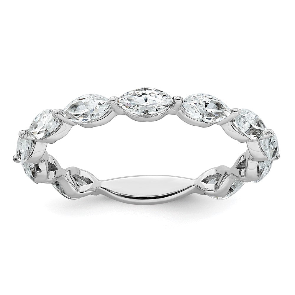 14kw 1 1/5ct Lab Grown Diamond VS+ F+ Complete Wedding Band