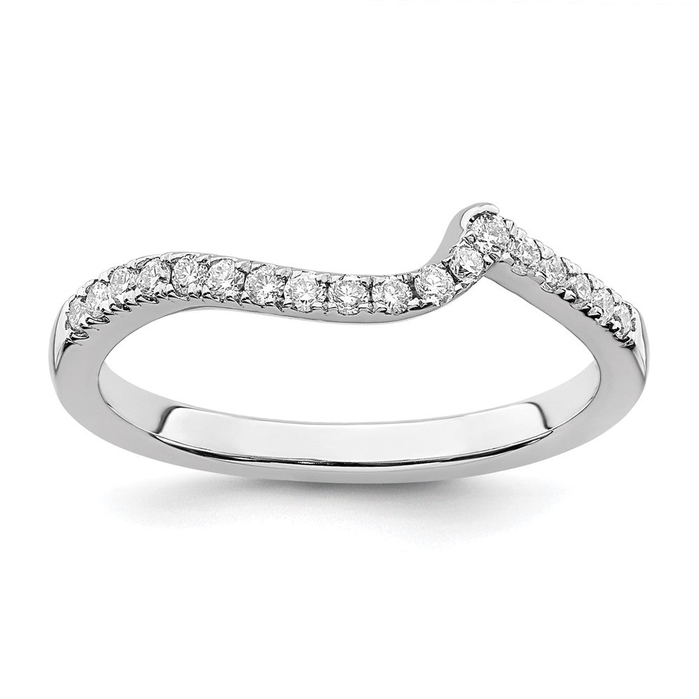 14k White Gold 1/5 c Lab Grown Diamond VS/SI+ G+ Complete Wedding Band
