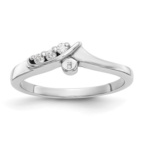 Sterling Silver Polished Spinning Center Antiqued Skull Ring
