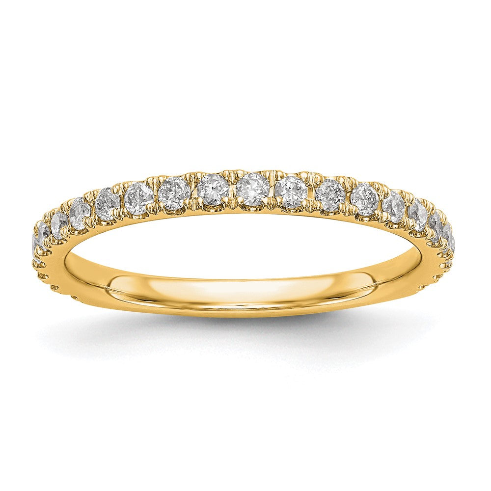 14k 3/8 ct Lab Grown Diamond VS/SI+ G+ Complete Wedding Band