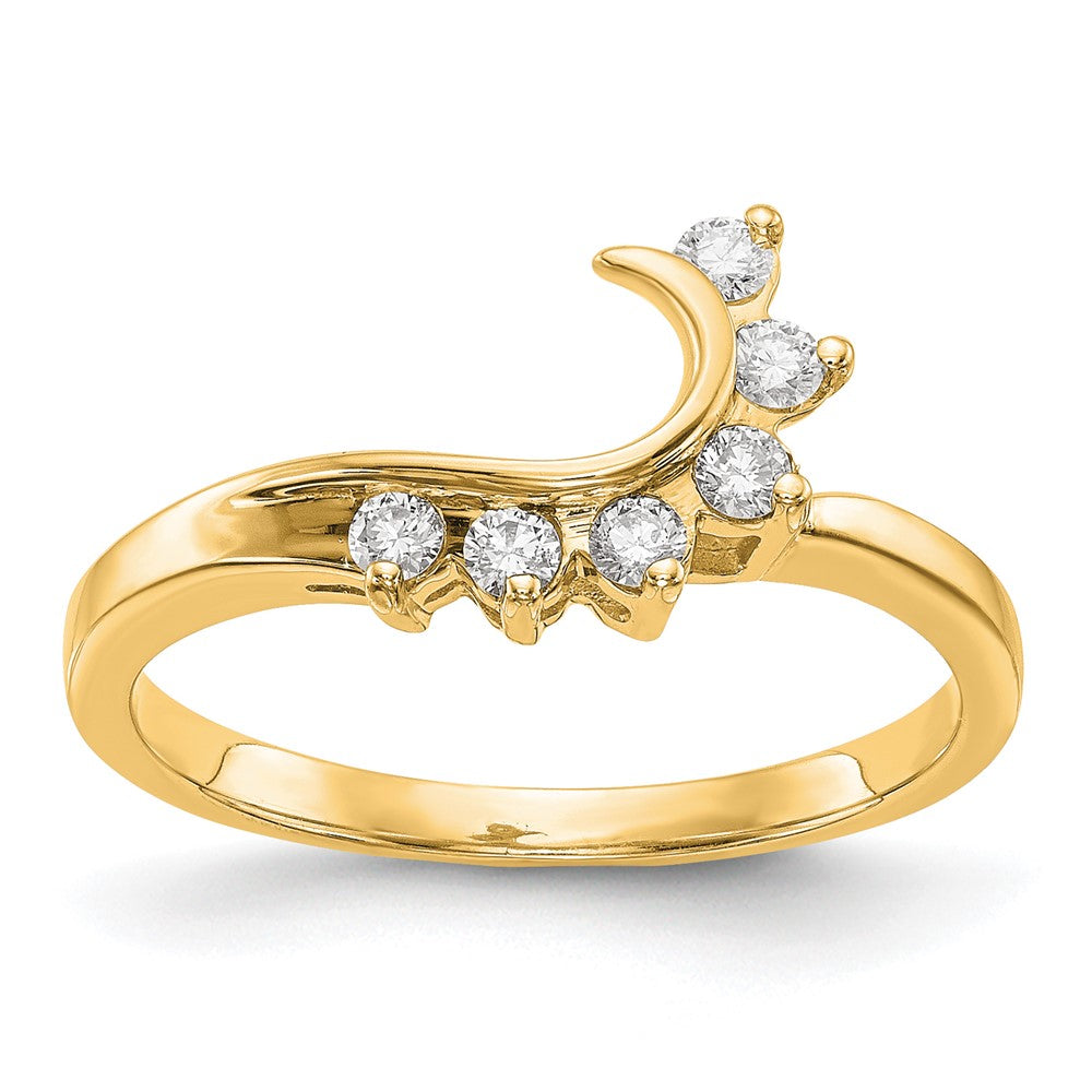 14k 1/6 ct Lab Grown Diamond VS/SI+ G+ Complete Ring Wrap
