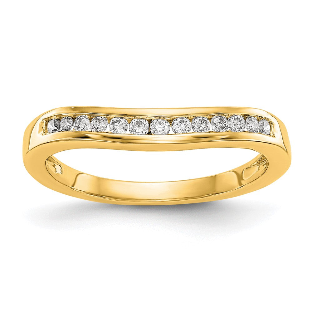 14k 1/5 ct Lab Grown Diamond VS/SI+ G+ Complete Fashion Band