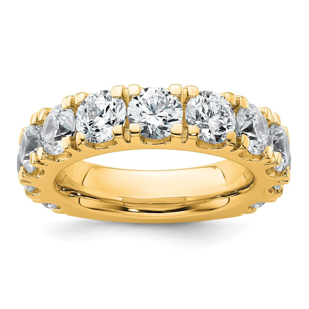 14k 5 1/3ct Certified Lab Grown Diamond VS+ F+ Comp Wedding Band