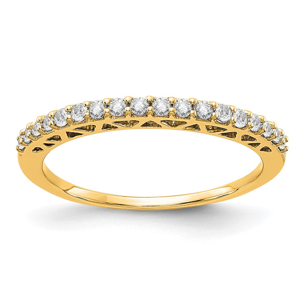 14k 1/4 ct Lab Grown Diamond VS/SI+ G+ Complete Wedding Band