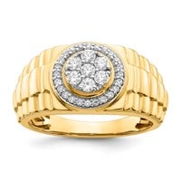 10k Lab Grown Diamond VS/SI FGH Men's Ring