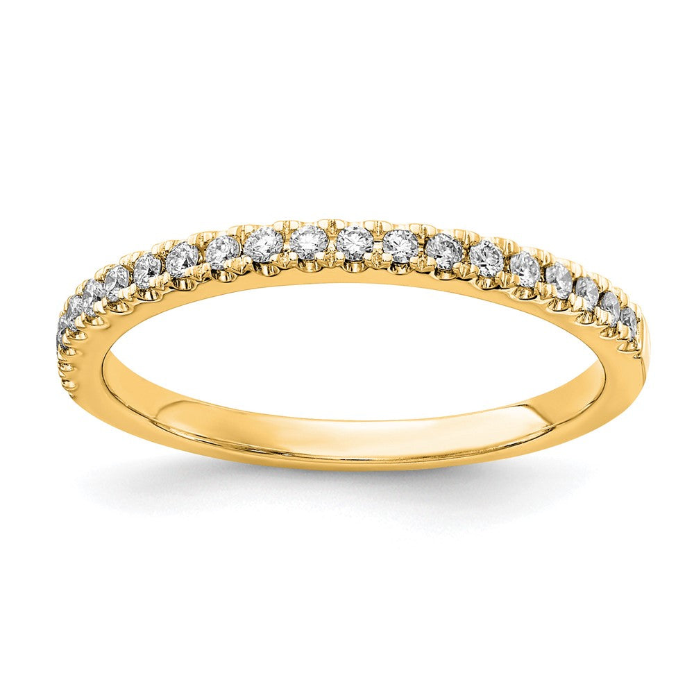 14k 1/5 ct Lab Grown Diamond VS+ F+ Complete Wedding Band