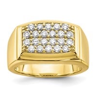 10K Lab Grown Diamond VS/SI FGH Men's Ring