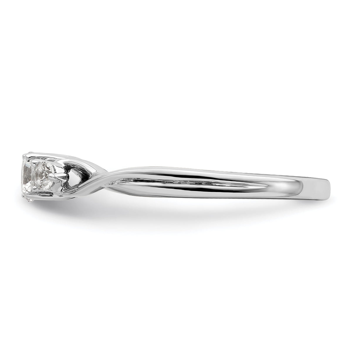 10k WG Lab Grown VS/SI FGH Diamond Fashion Ring