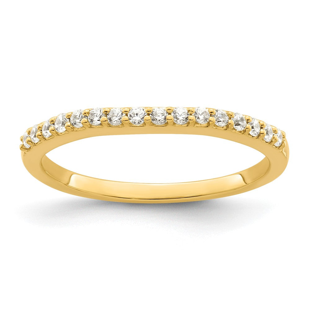 14k 1/5 ct Lab Grown Diamond VS/SI+ G+ Wedding Band