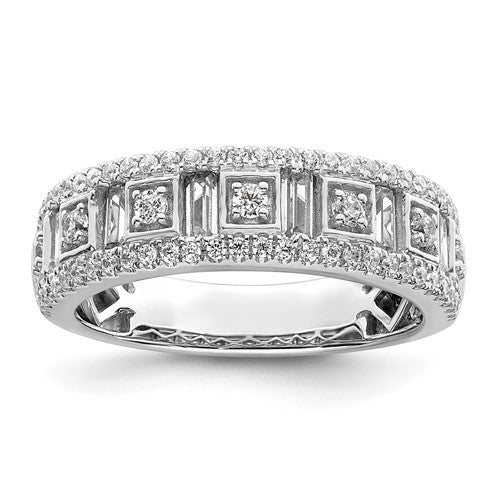 Sterling Silver Antiqued Greek Key Ring