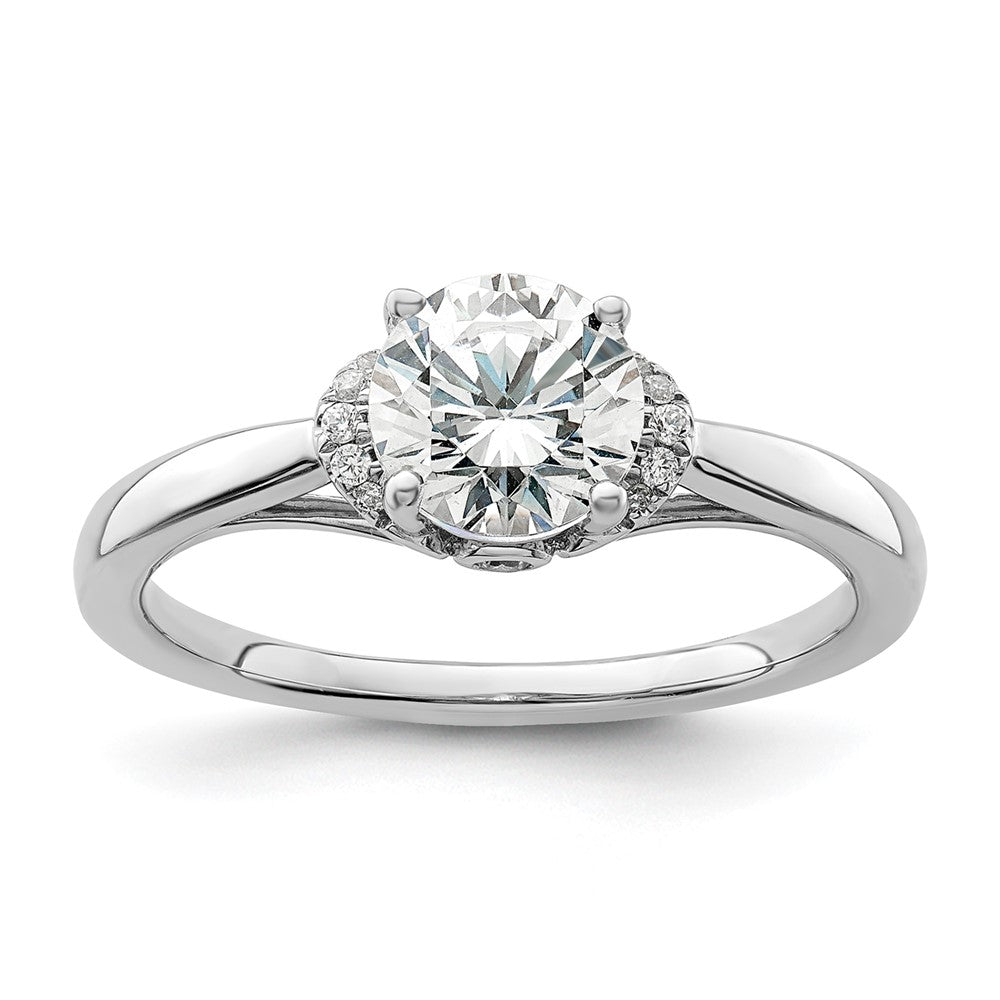 14kw 1/20 ct Lab Grown Diamond VS/SI+ G+ Semi Mount Engagement Ring