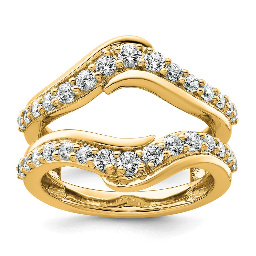 14k 1ct Lab Grown Diamond VS+ F+ Complete Ring Guard