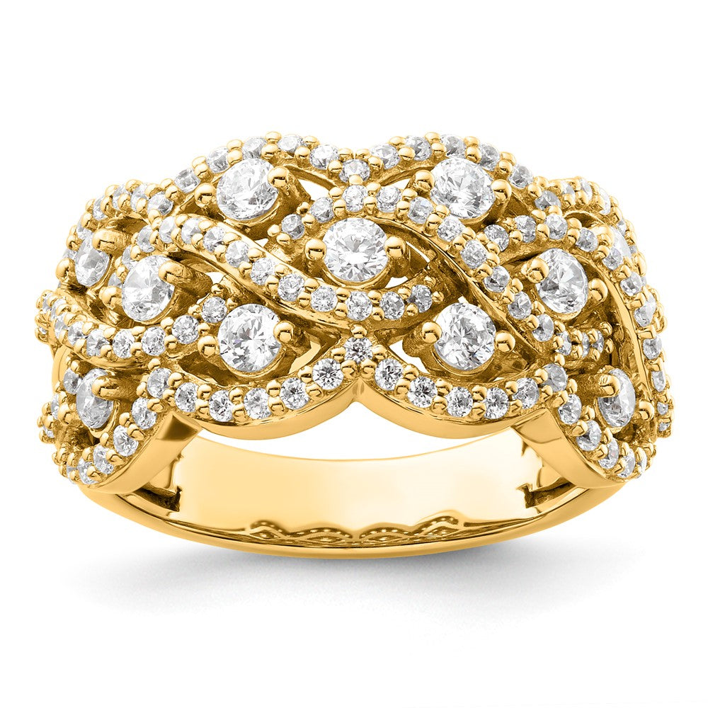 10ky Lab Grown Diamond VS/SI FGH Fashion Ring