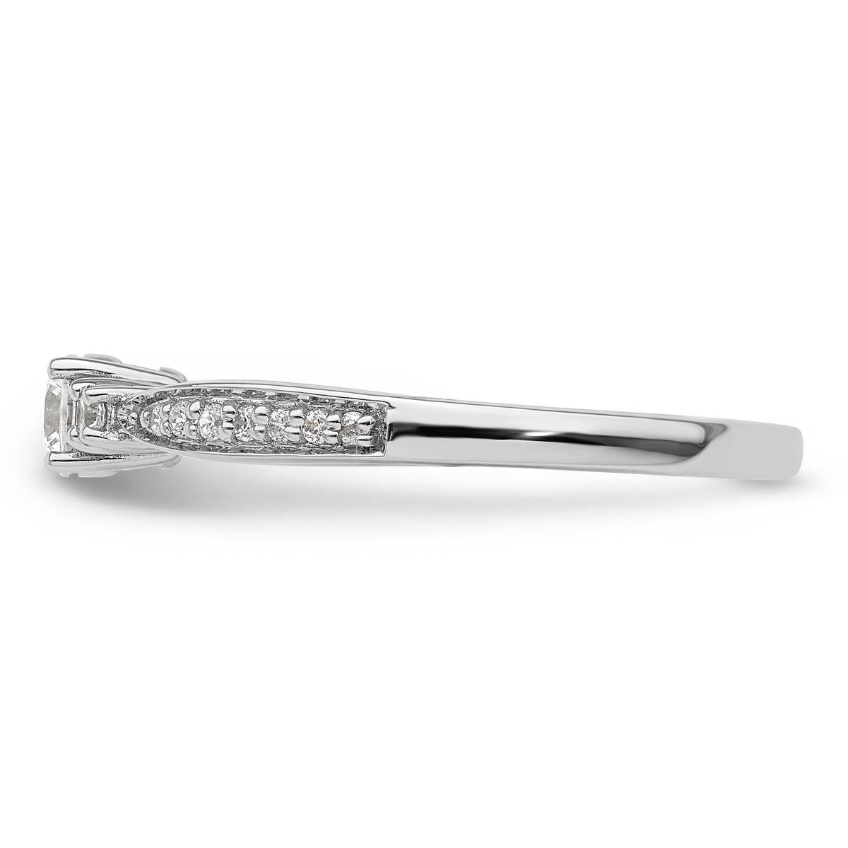 10kw Lab Grown Diamond VS/SI FGH Complete Promise Ring