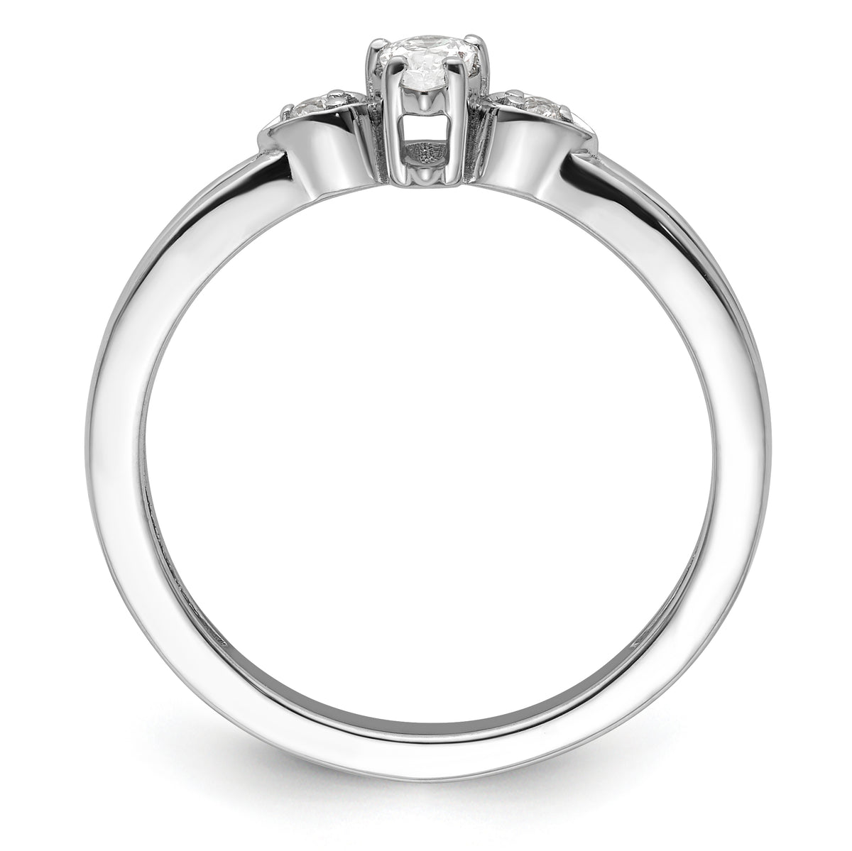 10kw Lab Grown Diamond VS/SI FGH Complete Promise Ring