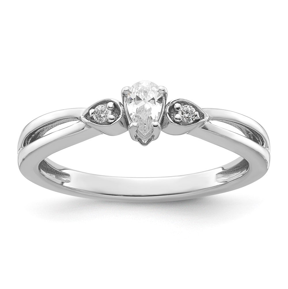 10kw Lab Grown Diamond VS/SI FGH Complete Promise Ring