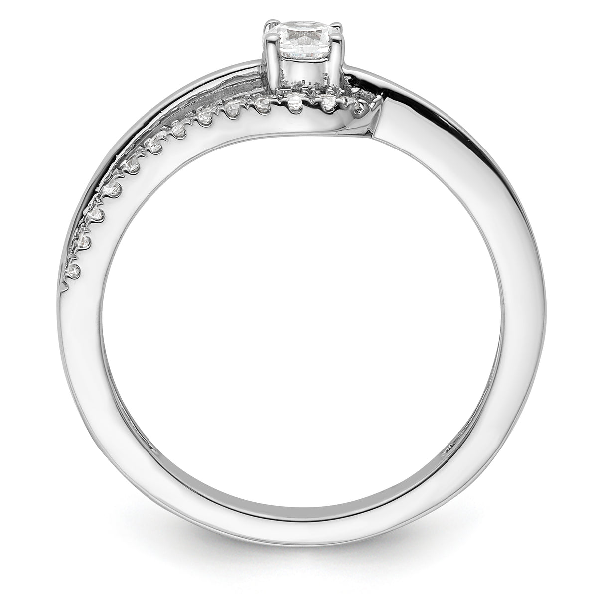 10kw Lab Grown Diamond VS/SI FGH Promise Ring