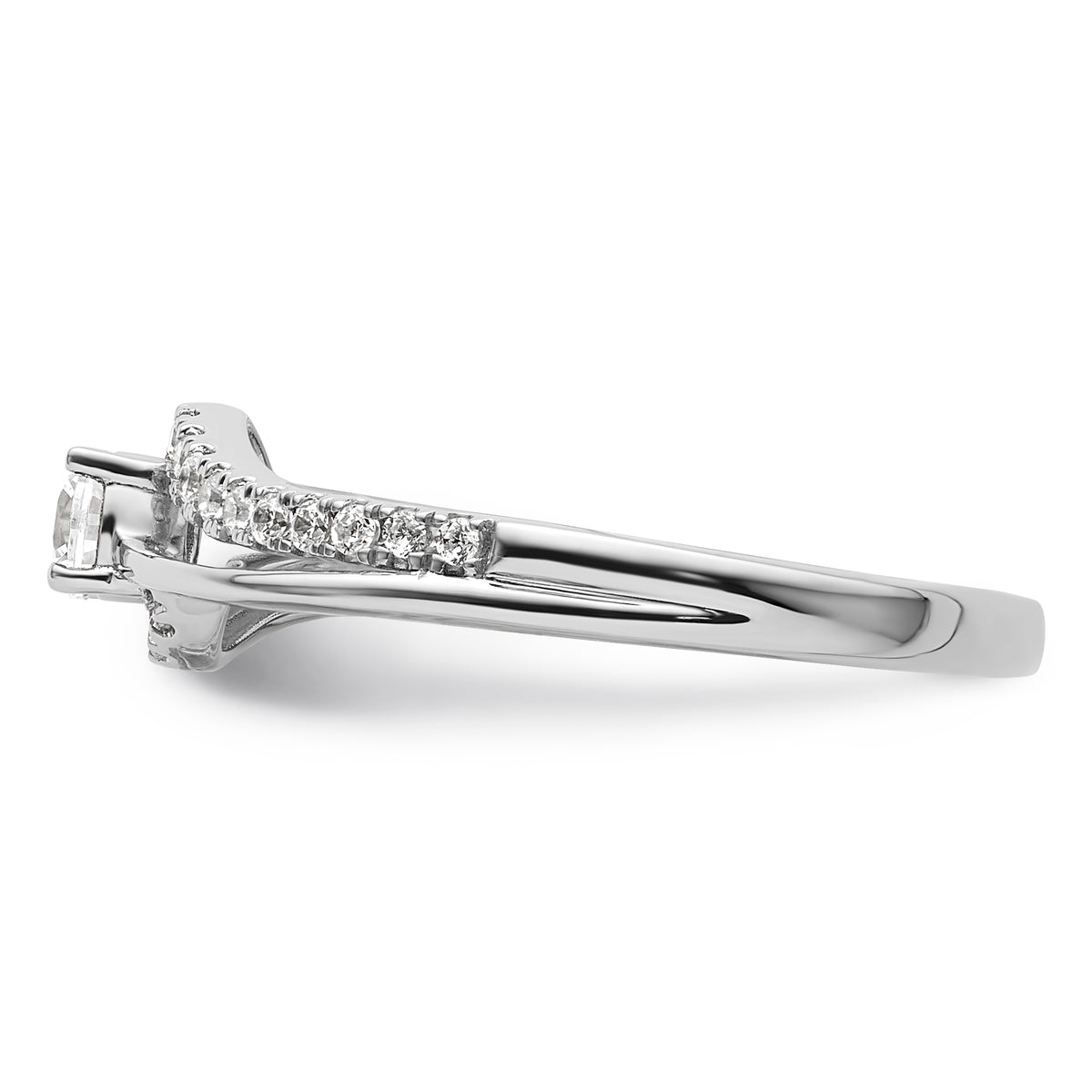 10kw Lab Grown Diamond VS/SI FGH Promise Ring