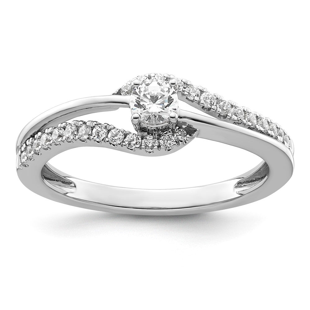 10kw Lab Grown Diamond VS/SI FGH Promise Ring