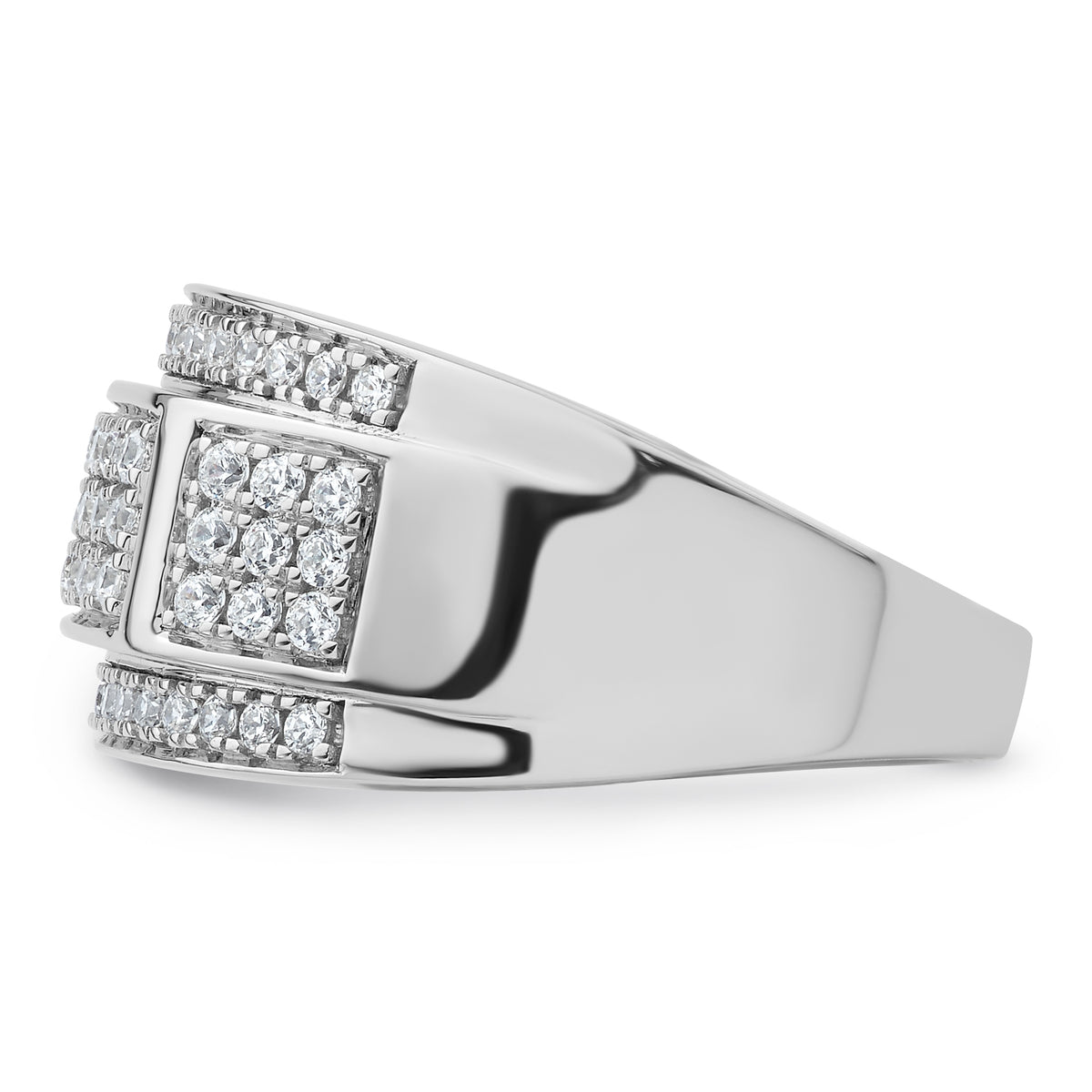 10kw 1ctw Lab Grown VS/SI FGH Dia Men's Ring