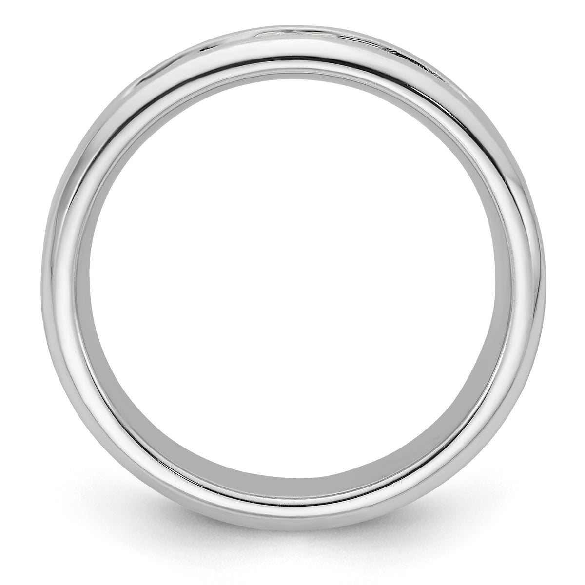 10K White Gold VS/SI FGH Lab Grown Diamond Mens Ring