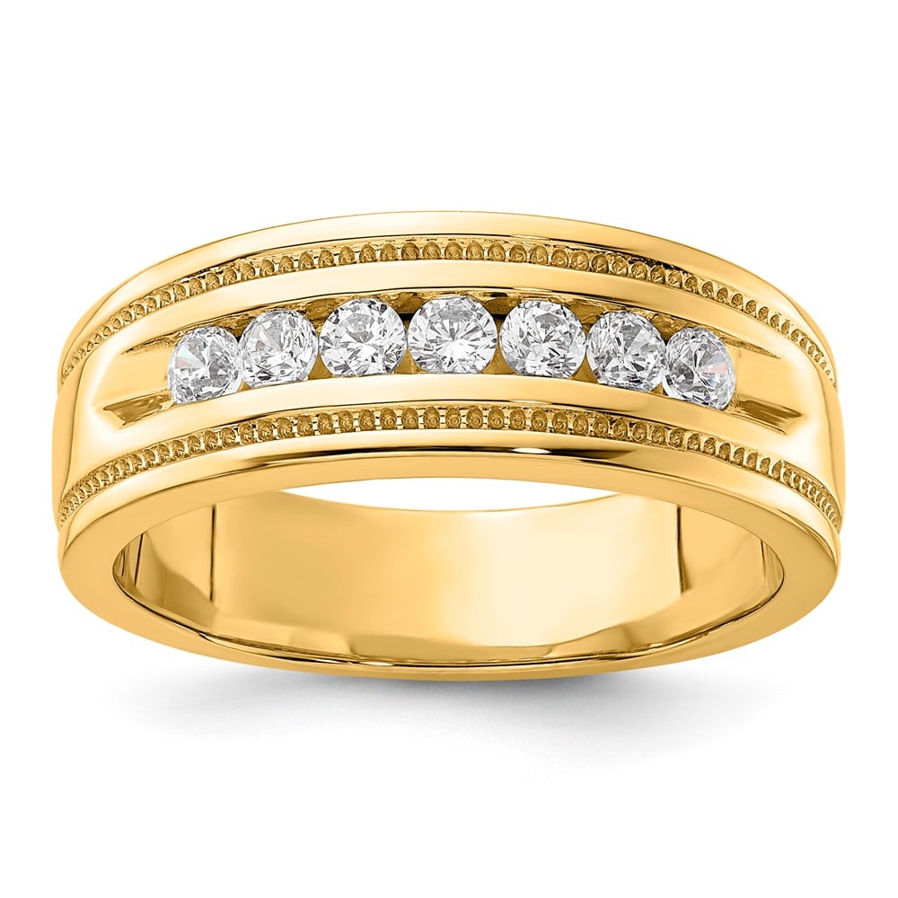 10K VS/SI FGH Lab Grown Diamond Mens Ring
