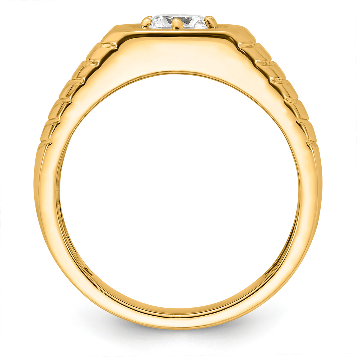 10K VS/SI FGH Lab Grown Diamond Mens Ring